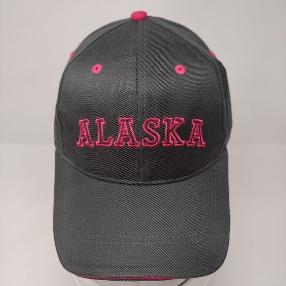 Alaska Strapback Hat Gray OSFA Adjustable Embroidered W/Tags Arctic Gear - Picture 2 of 9